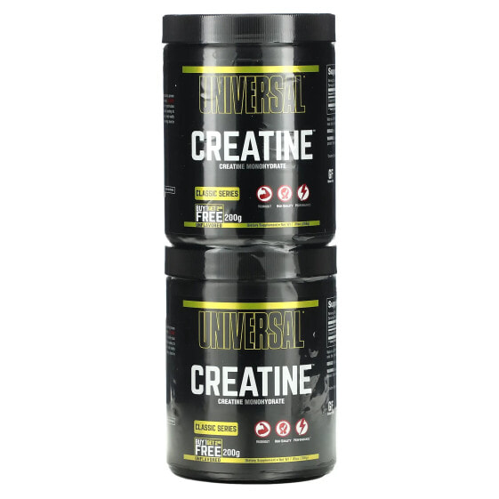 Creatine Monohydrate, Unflavored, 2 Bottles, 7.05 oz (200 g) Each