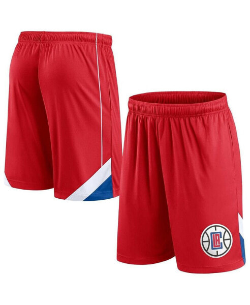 Men's Red LA Clippers Slice Shorts