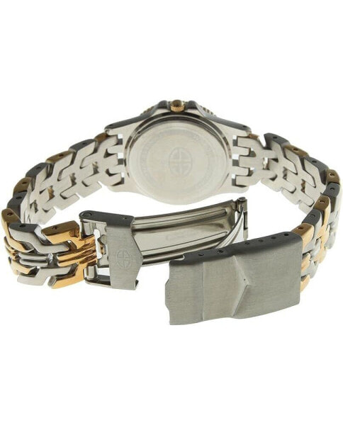 Women's Two-Tone Luxury Bracelet Watch with Sport Bezel