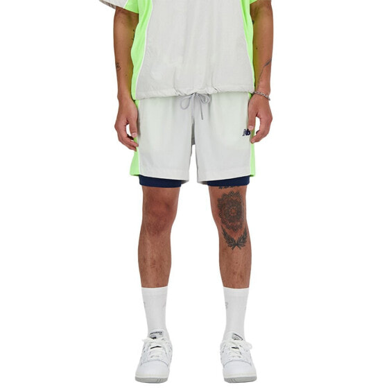 NEW BALANCE Hoops On Court 2 in 1 shorts