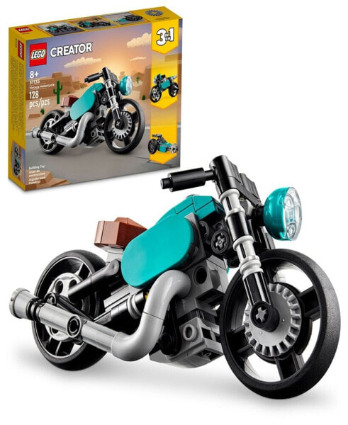 Creator 31135 3-in-1 Vintage Motorcycle Toy Moto Building Set