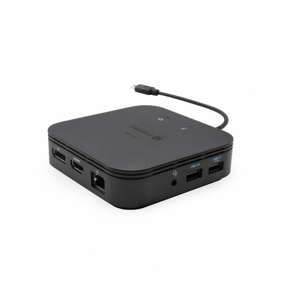 i-tec Thunderbolt 3 Travel Dock Dual 4K Display with Power Delivery 60W + Universal Charger 77 W - Wired - Thunderbolt 3 - 60 W - 10,100,1000 Mbit/s - Black - 10 Gbit/s