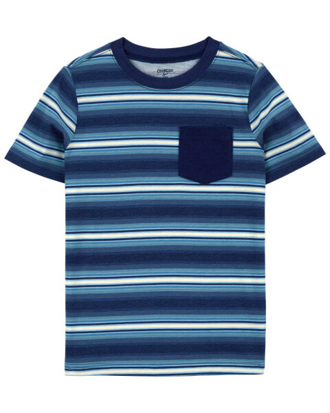 Kid Striped Pocket Tee 6