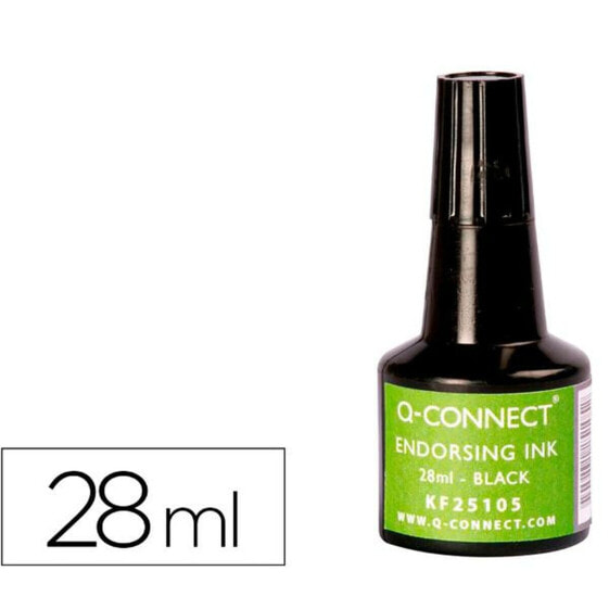 Refill ink Q-Connect KF25105 Black 28 ml