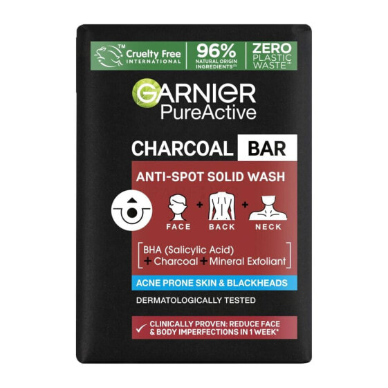 Garnier Pure Active Charcoal Bar 100 g reinigungsseife unisex