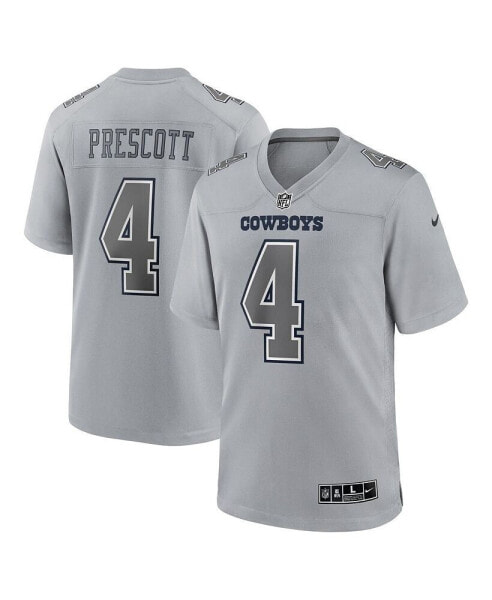 Футболка мужская Nike Dak Prescott серая Dallas Cowboys Fashion Game Jersey