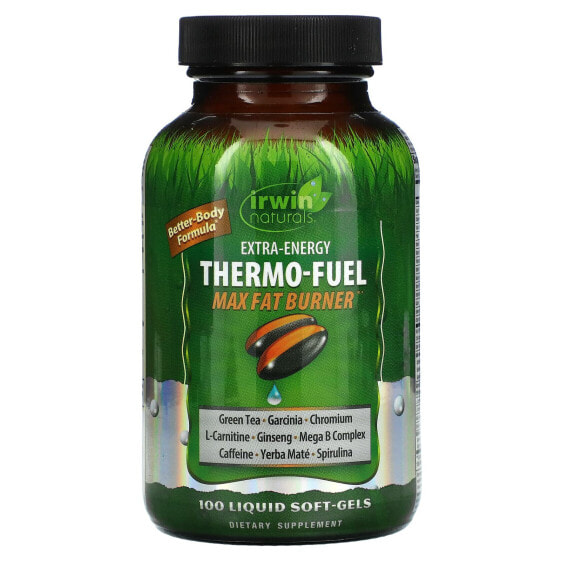 Жиросжигатель Irwin Naturals Extra-Energy Thermo-Fuel Max, 100 жидких капсул