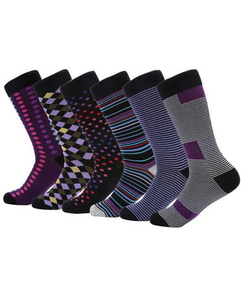 Men's Kaleidoscopic Funky Dress Socks