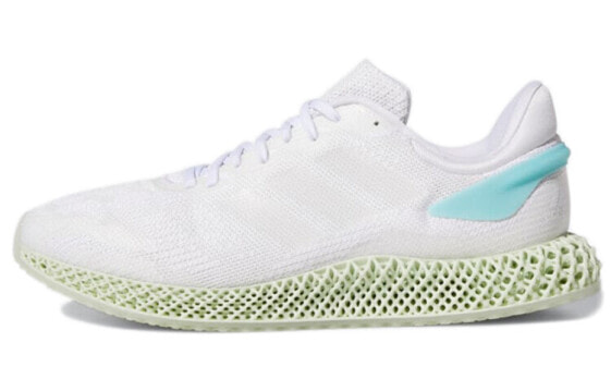 adidas 4D Run 1.0 Ltd 低帮 跑步鞋 男女同款 白蓝