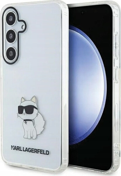 Karl Lagerfeld Oryginalne Etui KARL LAGERFELD Hardcase KLHCS24SHNCHTCT do SAMSUNG S24 (IML NFT CHOUPETTE) transparentny