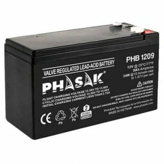 Аккумулятор для Система бесперебойного питания Phasak PHB 1209 12 V