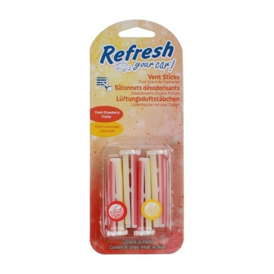 Освежитель воздуха для автомобилей California Scents Vent Sticks Клубника Лимонный (2 pcs)