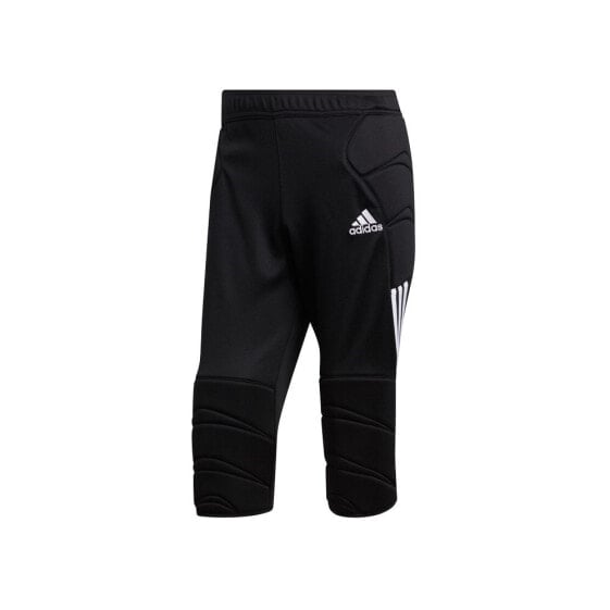 Мужские брюки спортивные черные зауженные трикотажные Adidas Tierro GK