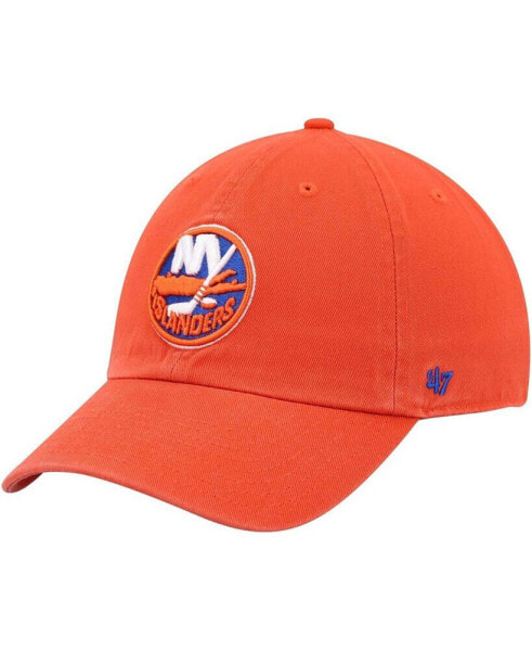 Men's Orange New York Islanders Clean Up Adjustable Hat