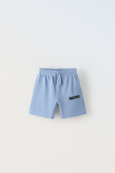 Label basic bermuda shorts