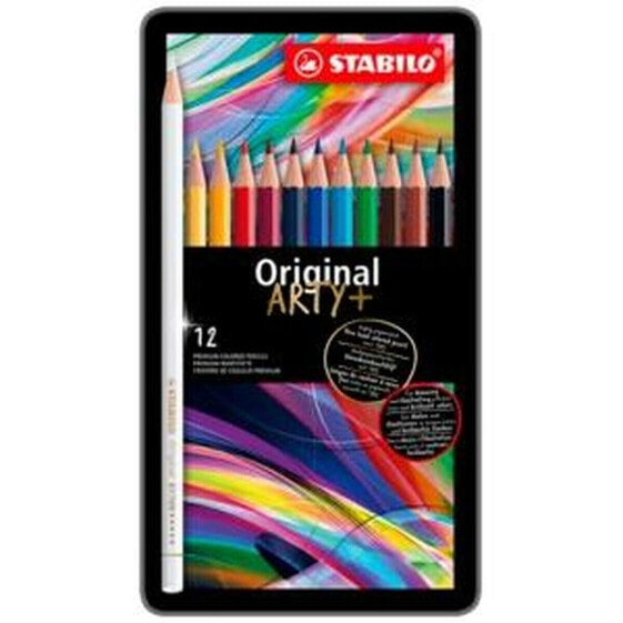 Цветные карандаши STABILO Original Arty 12 предметов Разноцветные