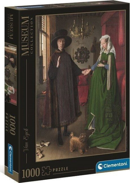 Пазл развивающий Clementoni Muzeum Van Eyck. Arnolfini и Жена 1000 элементов