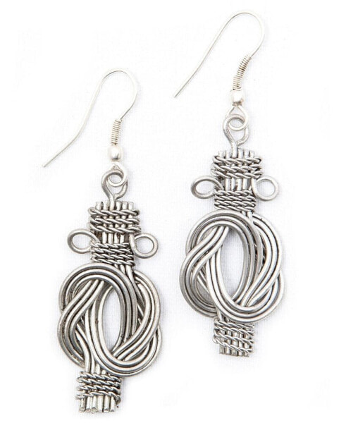 Women's Buddha Knot Drop Earrings