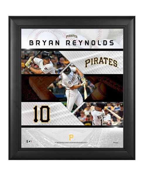 Bryan Reynolds Pittsburgh Pirates Framed 15" x 17" Stitched Stars Collage