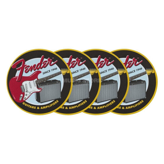 Fender Coaster Set 1946 Guitars & Amps