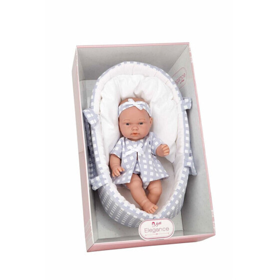 MUÑECAS ARIAS Elegance 26 cm Pillines With Carrycot baby doll