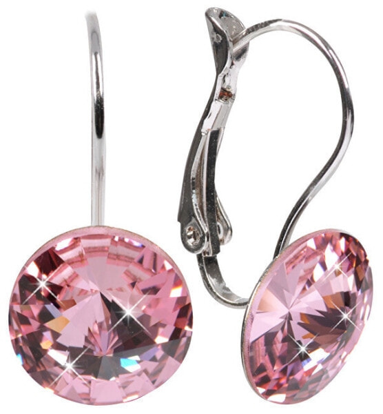 Elegant Rivoli Light Rose earrings