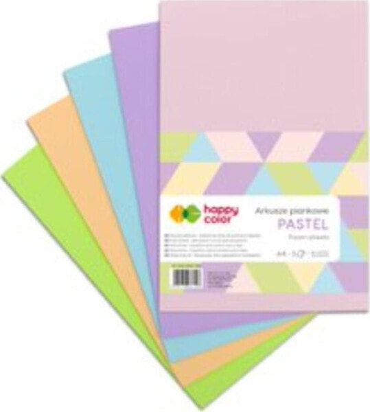 Happy Color Arkusze piankowe A4/5K Pastel 5 kolor. HAPPY COLOR