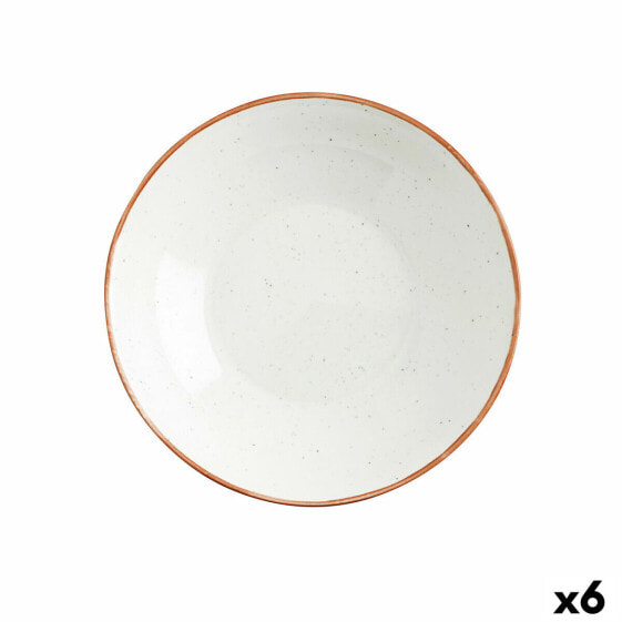 Глубокое блюдо Ariane Terra Керамика Бежевое (Ø 21 см) (6 штук) - Домашнее посудаирепосудомоечная машинаарианглубокое