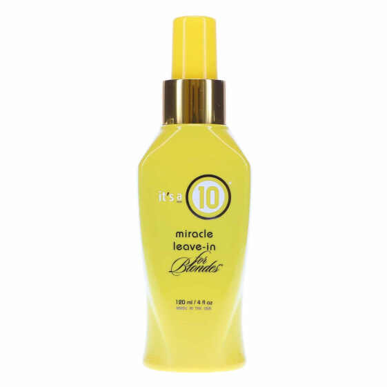 It's a 10 Haircare Miracle Leave-In for Blondes 4 fl. oz. 4 Fl Oz (Pack of 1)