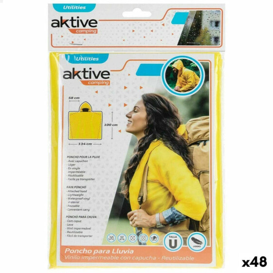 непромокаемый костюм Aktive Жёлтый (48 штук)