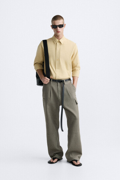 Straight fit cargo trousers