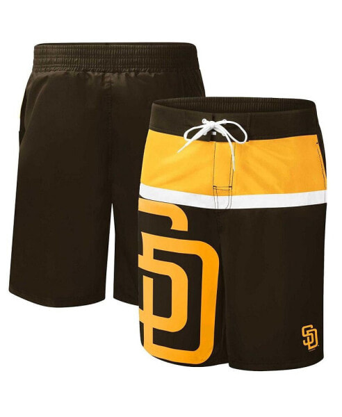 Men's Brown San Diego Padres Sea Wind Swim Shorts