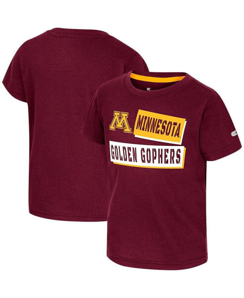 Футболка для малышей Colosseum Minnesota Golden Gophers Maroon «Нет мест»