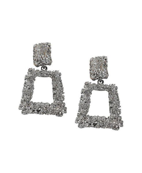 Women's Corroded Drop Earrings