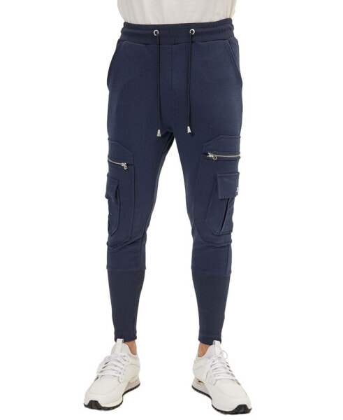 Men's Modern Zipper Pocket Fitted Joggers