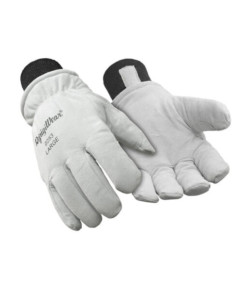 Перчатки для работы из кожи с утеплителем и подкладкой из трикотажа RefrigiWear Warm Fiberfill для мужчин