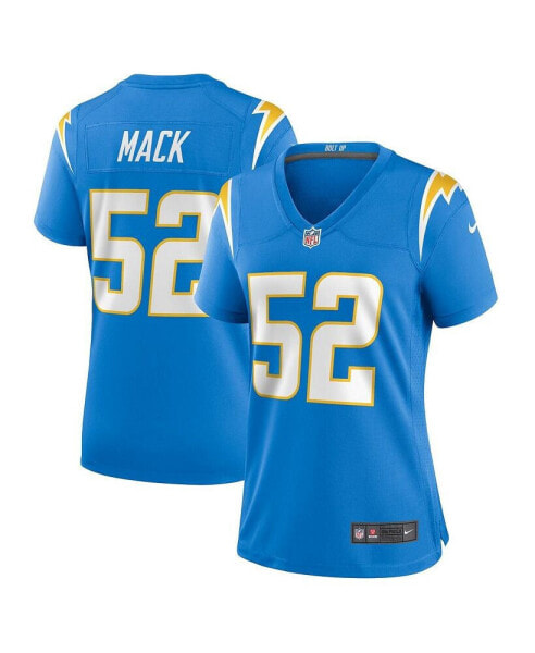 Women's Khalil Mack Powder Blue Los Angeles Chargers Game Jersey
