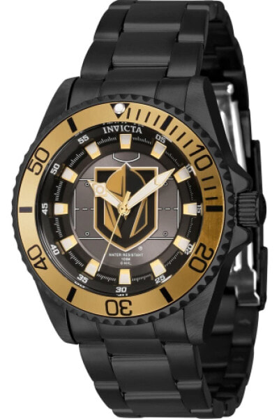 Часы Invicta Golden Knights Quartz Black Dial