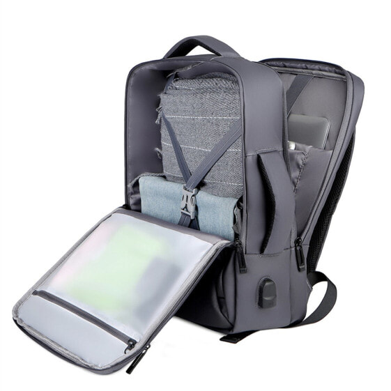 Chill Innovation Chill Voyage 17" PC Backpack - Grey - City - Unisex - 43.2 cm (17") - Notebook compartment - Polyester