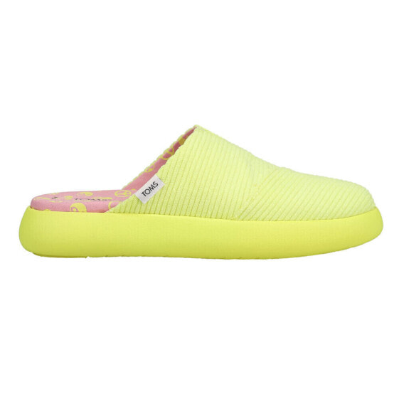 TOMS Alpargata Mallow Mule Womens Yellow Sneakers Casual Shoes 10018181T