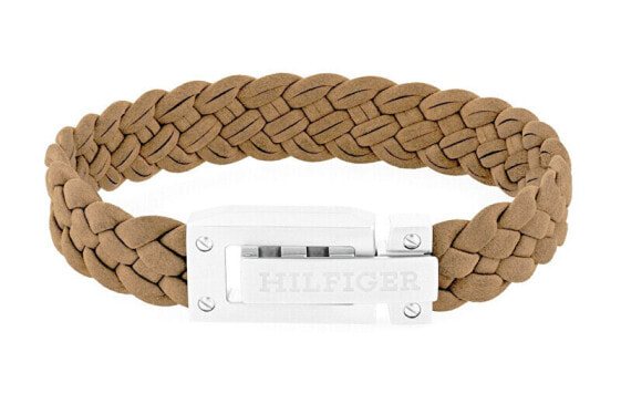 Light brown leather bracelet for men 2790516