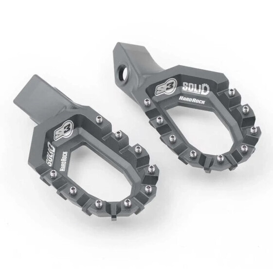 S3 PARTS ESG-30-T Solid Hard Rock wide footpegs