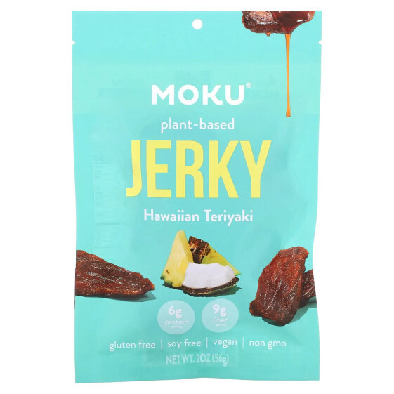 Moku, Растительное вяленое мясо, гавайские терияки, 56 г (2 унции)