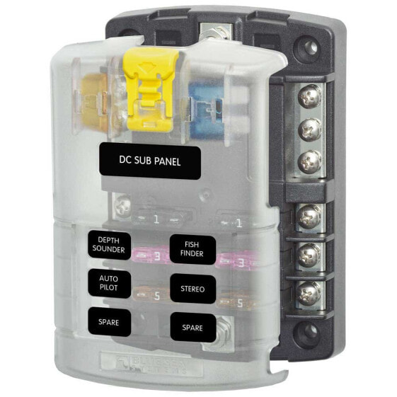 BLUE SEA SYSTEMS ATO Fuse Block 6 Position Adapter