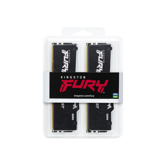 Kingston FURY Beast RGB - 16 GB - 2 x 8 GB - DDR5 - 6000 MHz - 288-pin DIMM