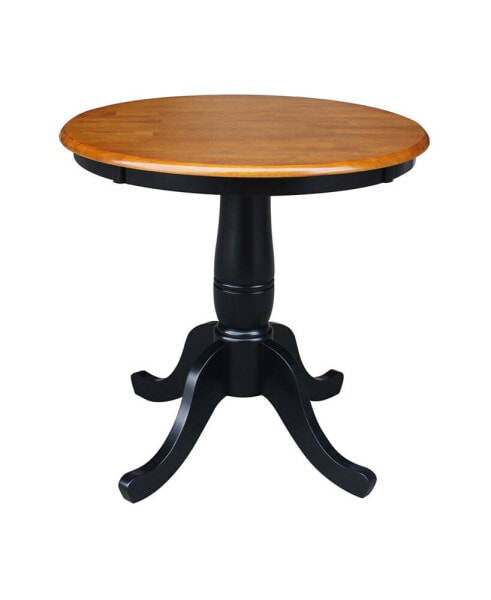 30" Round Top Pedestal Table- 28.9"H