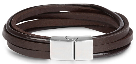 Brown leather bracelet Leather