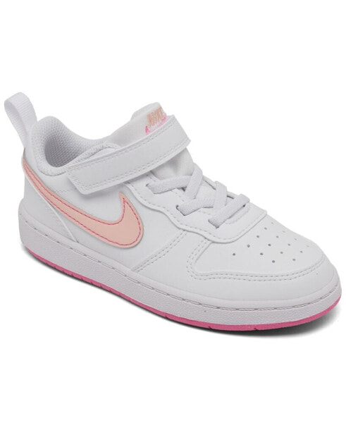 Toddler Girl's Court Borough Low Recraft Fastening Strap Casual Sneakers from Finish Line