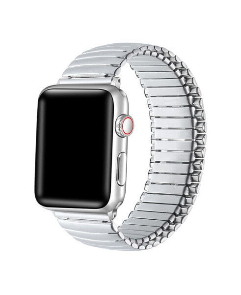 Unisex Slink Silver Stainless Steel Band for Apple Watch Size-38mm,40mm,41mm