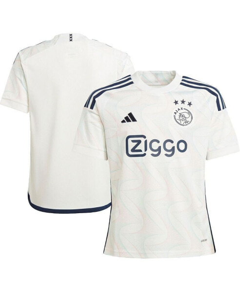 Футболка для малышей Adidas Ajax 2023/24 в гостях Белый для мальчиков